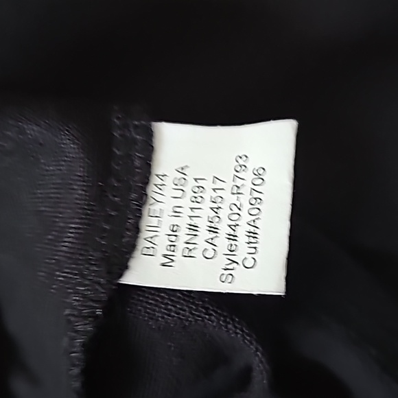 Bailey 44 Carolina Blouson Mini Dress Black Medium V-neck Pull-on Ruffle - Picture 6 of 7